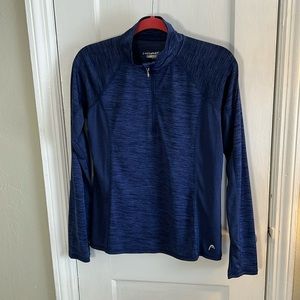 Head Tennis  3/4 Zip Dri-Tech Pull Over Sz M